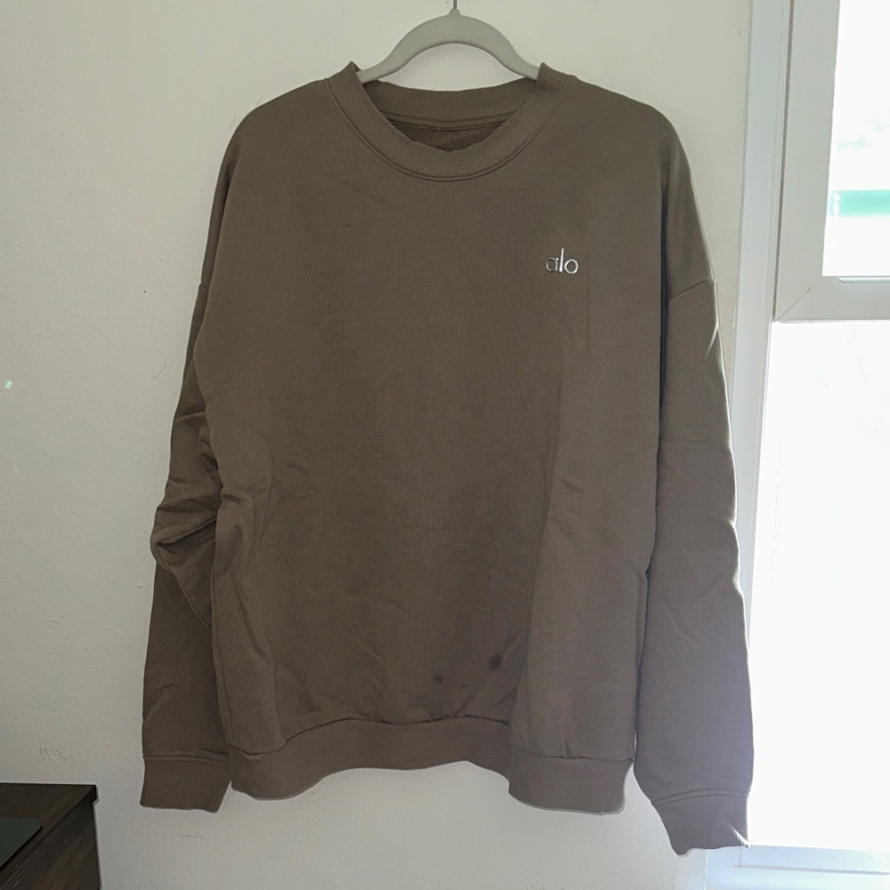 ALO Yoga Men's Gravel Crewneck Sweater - accolade